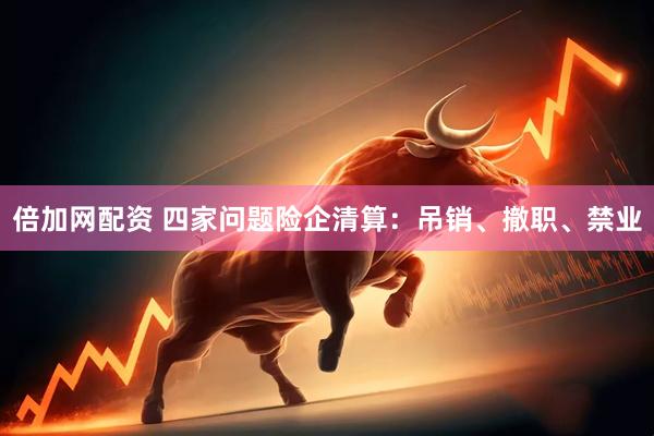 倍加网配资 四家问题险企清算：吊销、撤职、禁业
