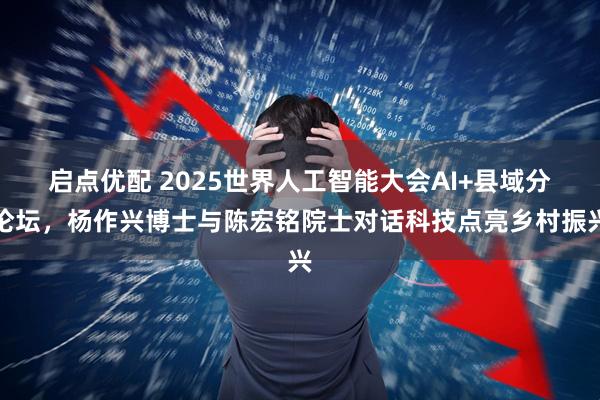 启点优配 2025世界人工智能大会AI+县域分论坛，杨作兴博士与陈宏铭院士对话科技点亮乡村振兴